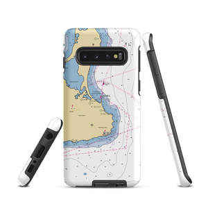 Old Harbor Dock Town of New Shoreham (Block Island, RI) NOAA Chart Samsung Phone Case