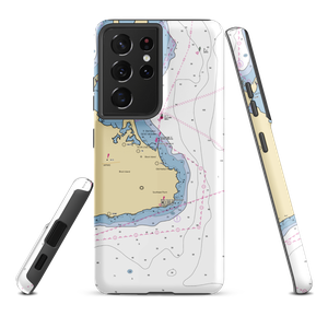 Old Harbor Dock Town of New Shoreham (Block Island, RI) NOAA Chart Samsung Phone Case