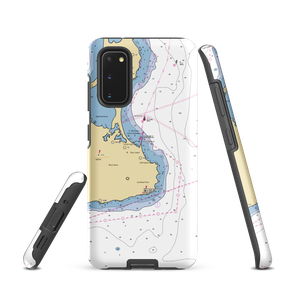 Old Harbor Dock Town of New Shoreham (Block Island, RI) NOAA Chart Samsung Phone Case