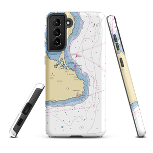 Old Harbor Dock Town of New Shoreham (Block Island, RI) NOAA Chart Samsung Phone Case