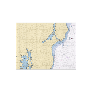 Narragansett Harbor Master (Saunderstown, RI) NOAA Chart Jigsaw Puzzle