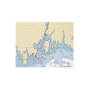 Mystic Point Marina (West Mystic, CT) NOAA Chart Jigsaw Puzzle