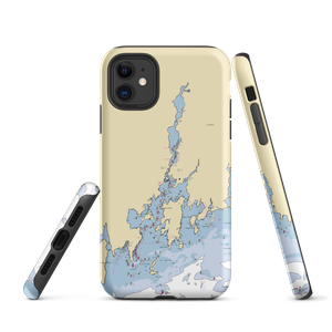 Mystic Shipyard East (West Mystic, CT) NOAA Chart  Tough iPhone Case