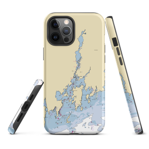 Mystic Shipyard East (West Mystic, CT) NOAA Chart  Tough iPhone Case