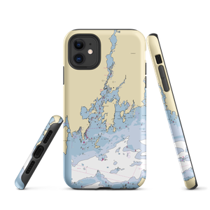 Mason's Island Marina (West Mystic, CT) NOAA Chart  Tough iPhone Case