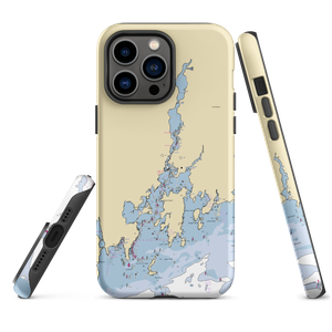 Gwenmor Marina (West Mystic, CT) NOAA Chart  Tough iPhone Case