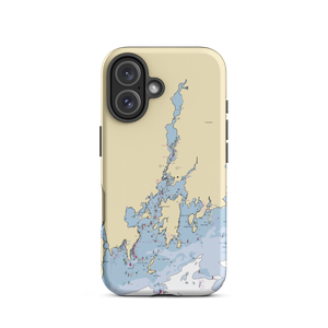 Gwenmor Marina (West Mystic, CT) NOAA Chart  Tough iPhone Case