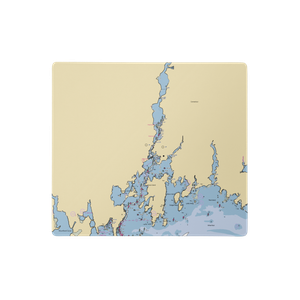 Gwenmor Marina (West Mystic, CT) NOAA Chart  Gaming Mouse Pad