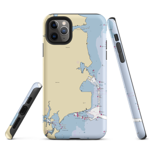 Safe Harbor Allen Harbor (North Kingstown, RI) NOAA Chart  Tough iPhone Case