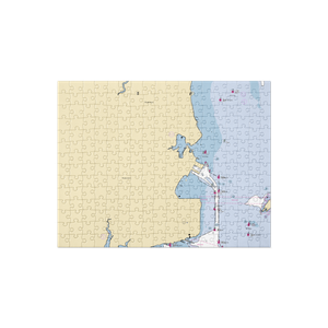 Safe Harbor Allen Harbor (North Kingstown, RI) NOAA Chart Jigsaw Puzzle