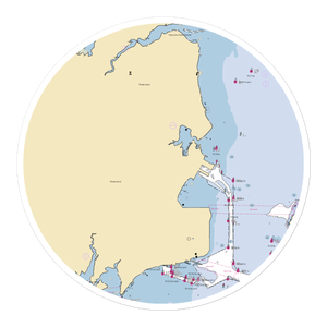 Safe Harbor Allen Harbor (North Kingstown, RI) NOAA Chart Sticker