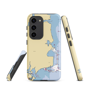 Quonset Davisville Navy Yacht Club (North Kingstown, RI) NOAA Chart Samsung Phone Case