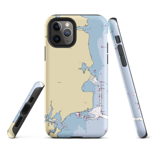 Quonset Davisville Navy Yacht Club (North Kingstown, RI) NOAA Chart  Tough iPhone Case