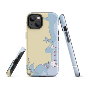 Quonset Davisville Navy Yacht Club (North Kingstown, RI) NOAA Chart  Tough iPhone Case