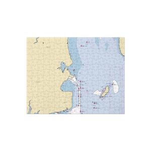 The Marina at Rhode Island Mooring Services (North Kingstown, RI) NOAA Chart Jigsaw Puzzle