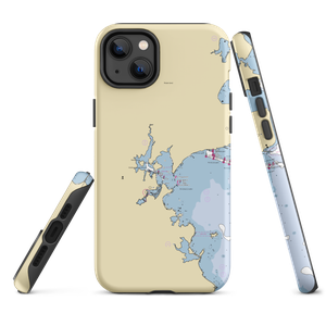 Pleasant Street Wharf (North Kingstown, RI) NOAA Chart  Tough iPhone Case