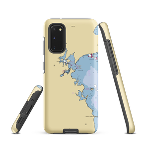 Wickford Village Town Dock (North Kingstown, RI) NOAA Chart Samsung Phone Case