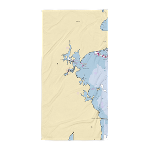 Safe Harbor Wickford Cove (North Kingstown, RI) NOAA Chart Towel