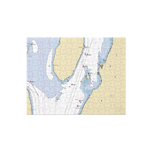 Prudence Town Landing South (Portsmouth, RI) NOAA Chart Jigsaw Puzzle