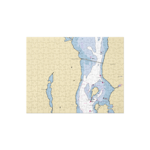 Saunderstown Yacht Club (Jamestown, RI) NOAA Chart Jigsaw Puzzle