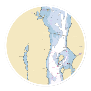 Saunderstown Yacht Club (Jamestown, RI) NOAA Chart Sticker