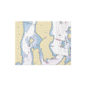 TPG Dutch Harbor Boat Yard (Jamestown, RI) NOAA Chart Jigsaw Puzzle