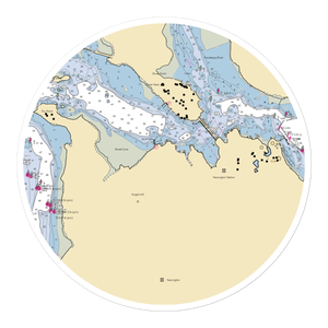 Great Bay Marine (Greenland, NH) NOAA Chart Sticker