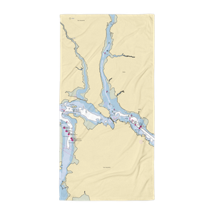 Little Bay Marina (Greenland, NH) NOAA Chart Towel