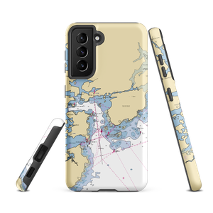 Old Ferry Landing (New Castle, NH) NOAA Chart Samsung Phone Case