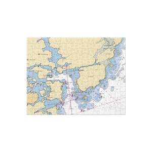 Old Ferry Landing (New Castle, NH) NOAA Chart Jigsaw Puzzle