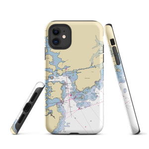 Badgers Island Marina (New Castle, NH) NOAA Chart  Tough iPhone Case