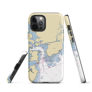 Badgers Island Marina (New Castle, NH) NOAA Chart  Tough iPhone Case