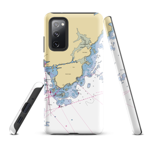 NH Port Authority Commercial Fish Pier (New Castle, NH) NOAA Chart Samsung Phone Case