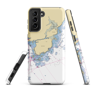 NH Port Authority Commercial Fish Pier (New Castle, NH) NOAA Chart Samsung Phone Case