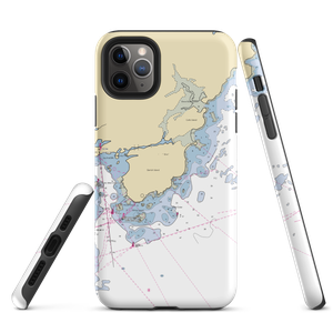 NH Port Authority Commercial Fish Pier (New Castle, NH) NOAA Chart  Tough iPhone Case