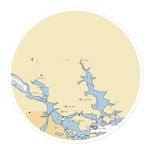 Kittery Harbormaster (New Castle, NH) NOAA Chart Sticker