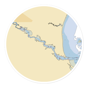 Marston's Marina (Ocean Park, ME) NOAA Chart Sticker