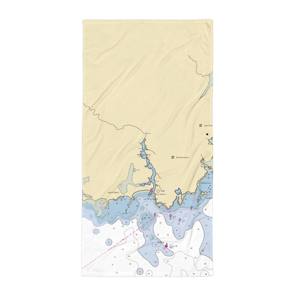 Performance Marine Inc (Old Orchard Beach, ME) NOAA Chart Towel 