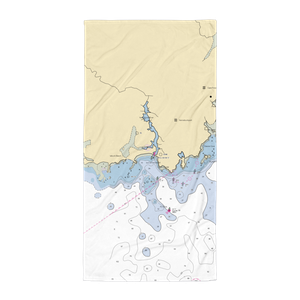 Yachtsman Hotel & Marina Club (Old Orchard Beach, ME) NOAA Chart Towel