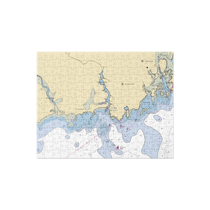 Chicks Marina (Old Orchard Beach, ME) NOAA Chart Jigsaw Puzzle