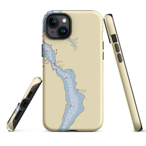 Plunder Bay Marina (Putnam Station, NY) NOAA Chart  Tough iPhone Case