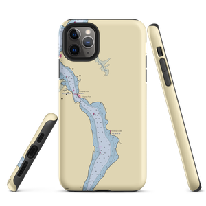 Plunder Bay Marina (Putnam Station, NY) NOAA Chart  Tough iPhone Case