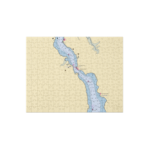 Chipman Point Marina (Putnam Station, NY) NOAA Chart Jigsaw Puzzle