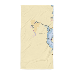 Snug Harbor Marina (Ticonderoga, NY) NOAA Chart Towel
