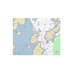 Maine Yacht Center (Portland, ME) NOAA Chart Jigsaw Puzzle