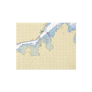 Thomas Knight Park & Knightville Landing (Portland, ME) NOAA Chart Jigsaw Puzzle