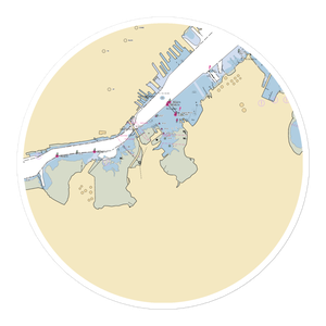 Thomas Knight Park & Knightville Landing (Portland, ME) NOAA Chart Sticker