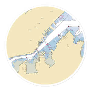 Portland Yacht Services (Portland, ME) NOAA Chart Sticker