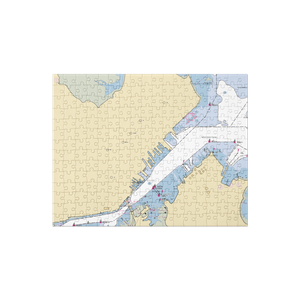 Union Wharf (Portland, ME) NOAA Chart Jigsaw Puzzle