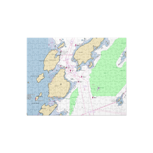 Fore Points Marina (Portland, ME) NOAA Chart Jigsaw Puzzle